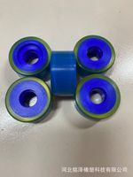 Poulies en plastique de haute précision usinées CNC en Nylon PA6, POM, Acetal Daicel avec roulements, selon votre dessin
