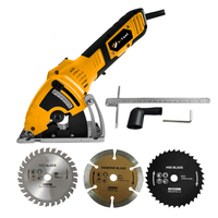 Deko — Mini scie circulaire multifonctionnelle avec piste, outils électriques, 600W, 85mm
