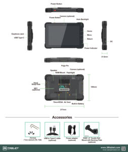 แท็บเล็ตพีซีระบบแอนดรอยด์ 13 ขนาด <span class=keywords><strong>10</strong></span> นิ้ว สำหรับใช้งานในยานพาหนะ ทนทาน พร้อมแบตเตอรี่ในตัว รองรับเครือข่าย 4G และอินเทอร์เฟซ CANBus สำหรับการจัดการยานพาหนะ - Product Image 6