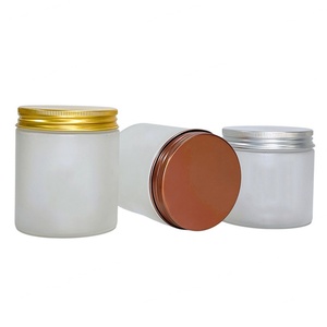 100ML 200ML 300ML 500ML Pet Round Transparent Can 8oz 10oz Cosmetic Container air Tight Food Grade <b>Plastic</b> <b>Jar</b> with Gold Lids - Product Image 4