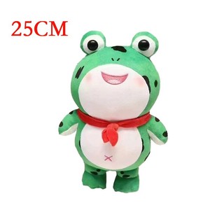 Poupées grenouilles en peluche, style célébrité d'Internet, jouets en coton PP pour enfants, cadeau d'anniversaire unisexe de 2 à 4 ans - Product Image 4