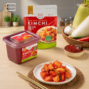 Kimchi de chou Napa en tranches JONGGA prêt à consommer 150g - Mini-paquet en gros, accompagnement coréen probiotique pour la vente au détail et la restauration - Product Image 6