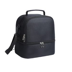 Bolsa de almuerzo térmica portátil de gran capacidad para exteriores, cierre de cremallera, impermeable para Picnics de trabajo, portabotellas de vino ecológico - Product Image 1