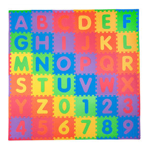 Tapis d'exercice casse-tête facile à entretenir Tapis de puzzle antimicrobien élégant pour les enfants Marcher sur les pieds nus Tapis de jeu pour bébé - Product Image 3