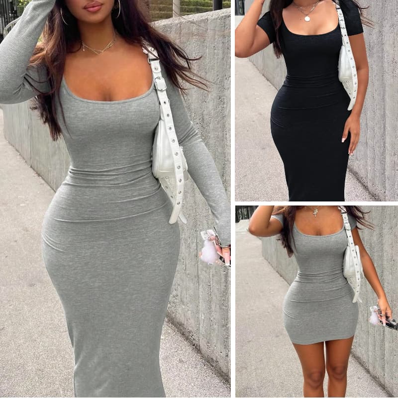 2025 бандажные элегантные солнечные сарафаны Vestidos Para Mujer летнее Повседневное платье макси с длинным рукавом облегающее Клубное платье для женщин
