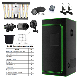 Kit Completo de Cultivo en Interior de 3x3 pies, 4x4 pies, 5x5 pies, <span class=keywords><strong>Invernadero</strong></span> Hidropónico con Luces LED <span class=keywords><strong>para</strong></span> <span class=keywords><strong>Plantas</strong></span>, Kit de Cultivo de Plántulas - Product Image 5