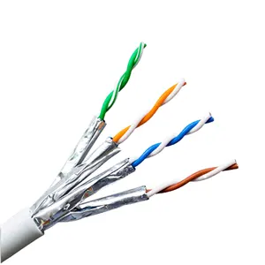Factory direct sales UTP Cat6 for elevator lift traveling flat Cat6 cable CCTV cable for IP camera