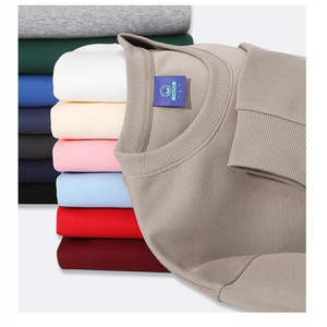 <span class=keywords><strong>Felpa</strong></span> <span class=keywords><strong>oversize</strong></span> con girocollo in bianco in cotone poliestere 300 pesante Gsm <span class=keywords><strong>felpa</strong></span> da <span class=keywords><strong>uomo</strong></span> - Product Image 1