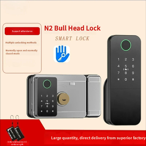Serrure <span class=keywords><strong>de</strong></span> porte intelligente Wifi, étanche, pour clôture extérieure, serrures <span class=keywords><strong>de</strong></span> portail électrique, en alliage d'aluminium, serrure <span class=keywords><strong>de</strong></span> porte à empreintes digitales avec contrôle par application - Product Image 3