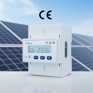 Medidor de Energía Inteligente Trifásico de 80A, Conexión Directa RS485 Modbus-RTU, Sensor de Energía Bidireccional para Energía Solar Fotovoltaica - Product Image 1