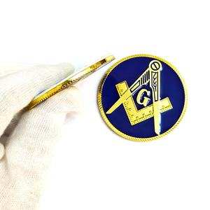 Emblema Personalizado de Coche Masónico de 2 Pulgadas, Insignia Metálica de Recuerdo, Suministro de Fábrica al por Mayor, Emblema para Automóvil - Product Image 3