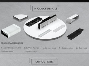 H-one High-end Factory Directly Sell 7400W Induction Cooker With Vent 36in Kitchen appliance TFT Wifi Control Smart <b>Cooktop</b> - Product Image 6