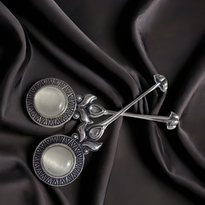 Pendientes de plata de ley con piedras preciosas de calidad superior, gran oferta, joyería de moda chapada en oro para fiestas y bodas, estilo moderno - Product Image 6