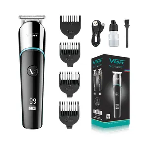VGR V-291 USB professional rechargeable electric hair trimmer barber cordless hair clipper for men
