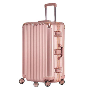 กระเป๋าเดินทางแบบแข็งขนาด 24 นิ้วสำหรับผู้หญิง พร้อมล้อลากอเนกประสงค์ โครงอะลูมิเนียม สีพื้น กระเป๋าเดินทางสำหรับธุรกิจและการเดินทาง - Product Image 5