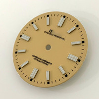 28.5mm blu quadrante luminoso in acciaio inox orologio impermeabile Case Mod parti per NH35/36 movimento meccanico automatico