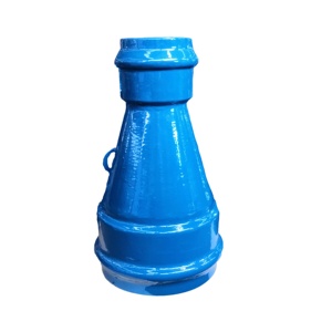 En12842 dễ uốn gang Phụ kiện cho ống <span class=keywords><strong>PVC</strong></span> với EPDM miếng đệm đôi ổ cắm uốn cong/côn PN10/PN16 - Product Image 3