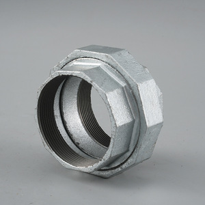 Gi phụ kiện đường ống công cụ hệ thống ống nước DN20 Ống Công Đoàn ren 150 PSI dễ uốn sắt mạ kẽm NPT 3/4 "mạ kẽm Công Đoàn - Product Image 3