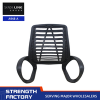 Dossier en maille plastique noir moderne et durable pour chaise de bureau Sendeline A948-A, fabriqué à Foshan