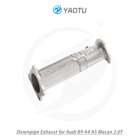 Tuyau de descente haute performance YT isolant thermiquement pour Audi A4 A5 B9 2.0T en acier inoxydable – Amélioration de la puissance