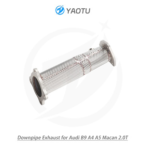 Tubería de Escape de Alto Flujo con Aislamiento Térmico YT para Audi A4 A5 B9 2.0T, Acero Inoxidable, Mejora de Potencia - Product Image 5