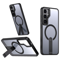 Étui pour Samsung Galaxy S24 Ultra avec béquille, étui magnétique pour Samsung Galaxy S24 Plus S25 Ultra, étui de protection antichoc
