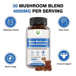 Gomitas Diarias Super Mushroom con Mezcla de 30 Hongos, Ashwagandha y Vitamina D3 para el Apoyo Inmunológico, la Concentración Cerebral y la Energía - Product Image 6
