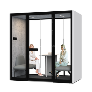 Cabine di Lavoro Silenziose Comine per Due Persone, <span class=keywords><strong>Capsule</strong></span> per Privacy, Postazioni Ufficio Insonorizzate - Product Image 5