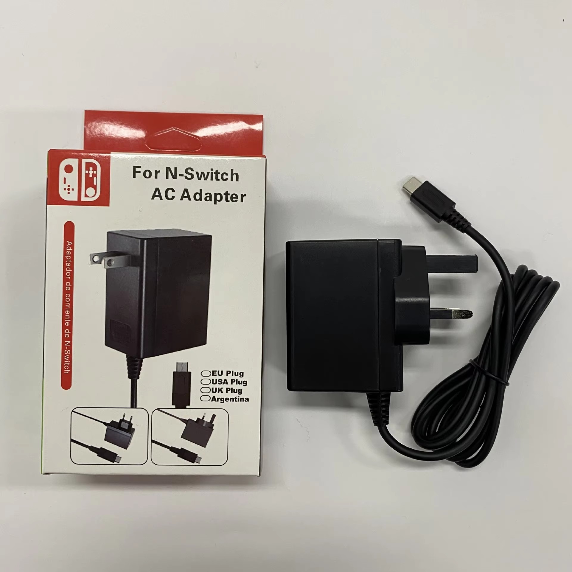 Black UK Plug