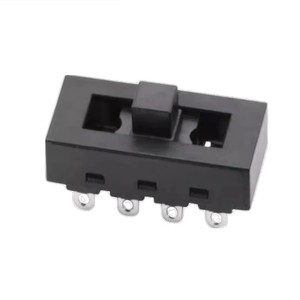 Interruptor de Palanca SS-23N02/23l11 de 8 Pines y 3 Posiciones SPDT, Terminal PCB, Encendido-Apagado-Encendido, Interruptor Vertical de Onda, 16 mm, 250 V, IP40, Plástico - Product Image 3