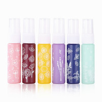 10 ml Frosted Multi Color Glass Roller Parfüm Sprüh flasche mit Oberflächen druck