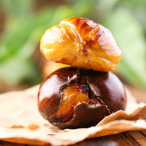 Amandes de châtaignes grillées bio, sucrées et saines, en-cas séchés naturels et décontractés, prêtes à consommer - Product Image 4