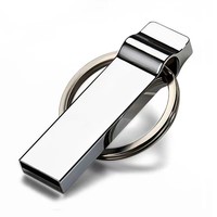 Memoria USB Metálica Impermeable al por Mayor, USB 2.0 3.0, 32 GB, 4 GB, 16 GB, 8 GB, 64 GB, 128 GB, Memoria USB Promocional Personalizada