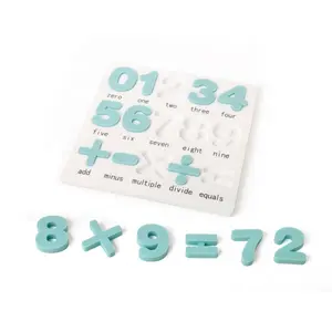 2 3 Year Old Kids Baby Educational Toys Math 3D Puzzle Numbers Blocks 0-10 Toy'S Number Puzzles