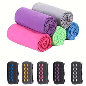 Serviette en polyester tissé Eva Soft à séchage rapide, pliable et facile à transporter pour la natation, la randonnée, la gym et les voyages - Product Image 1