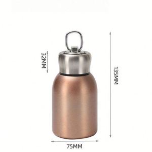 Bouteille d'eau intelligente en acier inoxydable à double paroi de 300 ml avec logo personnalisé, isolée sous vide, pour enfant, avec petite poignée - Product Image 4