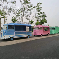 Fully Equipped Electric and Drivable Customized Fast Food Truck New Kitchen for Restaurant Industries