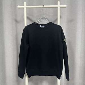 <span class=keywords><strong>Pull</strong></span> en velours St <span class=keywords><strong>Stone</strong></span> Foundation printemps-automne pour hommes et femmes, avec logo frontal, tricoté, style coréen, anti-boulochage, col rond, manches longues - Product Image 5