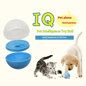 Dayanıklı TPR plastik Pet gıda dağıtıcı ve köpek oyuncak topu çevre dostu ve eğitim ve oyun kediler için Bite dayanıklı dahil - Product Image 2