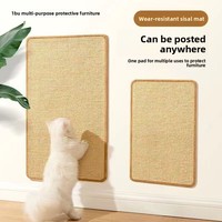 Mignonnes griffoirs muraux en sisal pour chat, résistants à l'usure, durables, non-déchirants, planches verticales pour affûter les griffes, apaisantes pour les chats YR