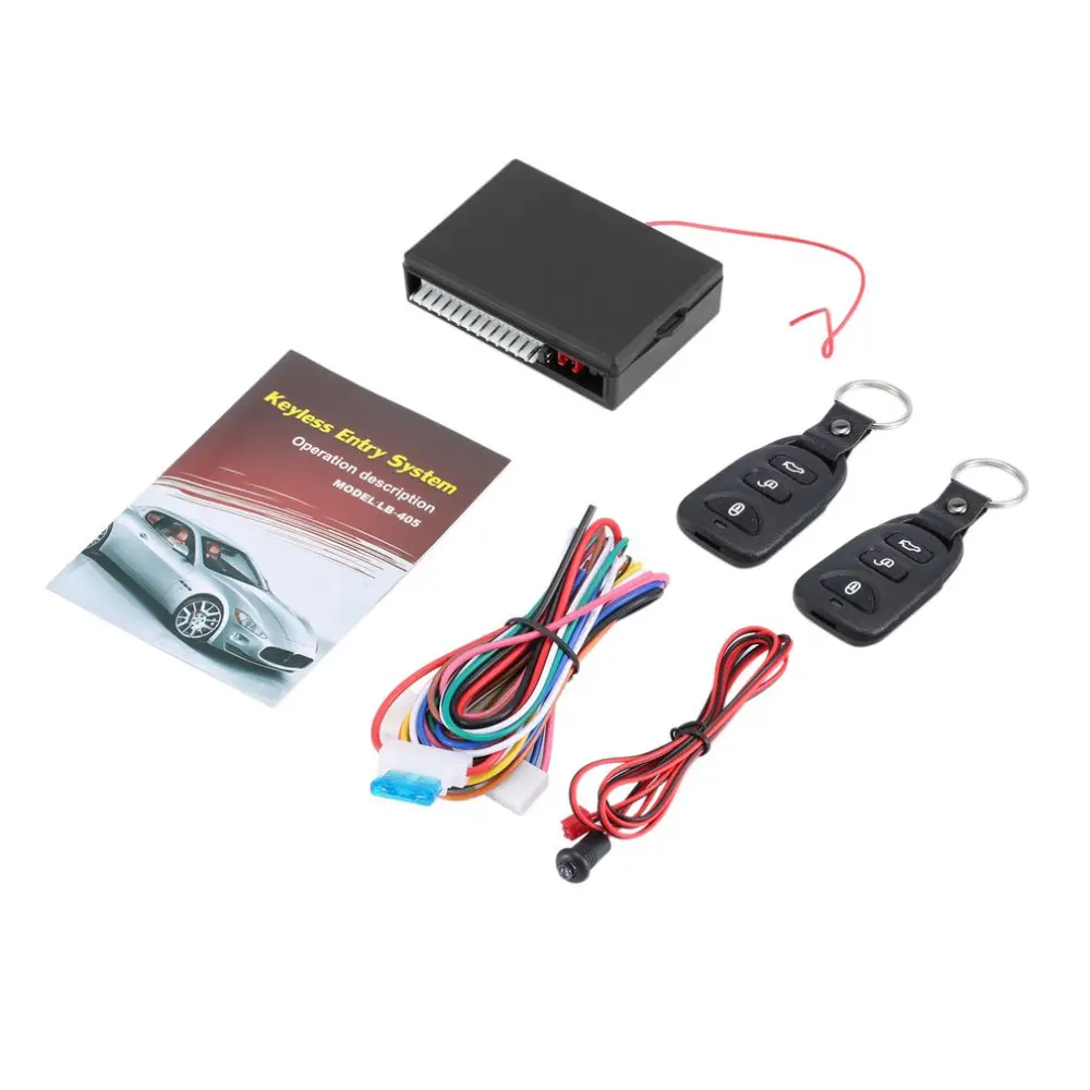 LED Indicator Auto Car Alarm Smart Remote Control Keyless Entry System