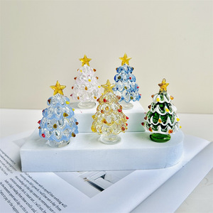 Ornements de <span class=keywords><strong>sapin</strong></span> de Noël massif Art déco glacé Cadeaux créatifs pour enfants Décorations transfrontalières <span class=keywords><strong>en</strong></span> verre - Product Image 4