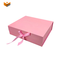 Boîte rigide magnétique avec logo personnalisé Emballage grande boîte personnelle en papier ruban de luxe noir avec fermeture magnétique boîte-cadeau