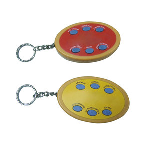 Biểu tượng tùy chỉnh 6-nút nói chuyện Keychain với âm thanh giọng nói âm nhạc giai điệu cá nhân vòng chìa khóa người tiêu dùng sản phẩm điện tử - Product Image 6