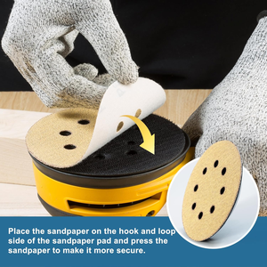 100 قطعة من الكرتون 5 بوصة 8 فتحات منصات بديلة للخطاف والحلقة للصندرات المدارية (أكسيد الألومنيوم ، كربيد السيليكون) - Product Image 4