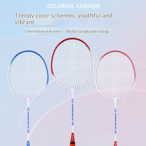 Raqueta de Bádminton Original <span class=keywords><strong>Boca</strong></span>, Competición, Amateur, Juvenil, Ferroaleación, Dureza Moderada, Resistente, Juego Especial, Juego de Dos Raquetas - Product Image 2