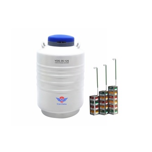 ภาชนะเก็บ N2แช่แข็งแบบปิดผนึกสูญญากาศภาชนะบรรจุแบบคอกว้าง145L YDS-145-216ไนโตรเจนเหลว - Product Image 3
