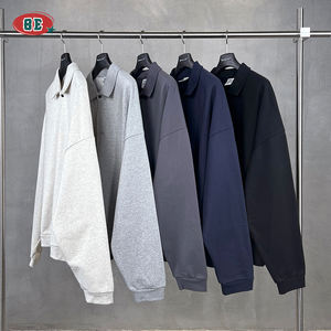 <span class=keywords><strong>Felpa</strong></span> Invernale da Uomo di Lusso Pesante Stile <span class=keywords><strong>Polo</strong></span> <span class=keywords><strong>con</strong></span> Cappuccio Vestibilità Oversize Design <span class=keywords><strong>con</strong></span> Bottoni e Logo Stampato Personalizzato - Product Image 2