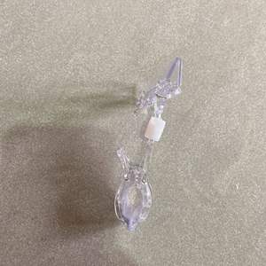 Grampo claro do PNF para o suporte dobrado do sinal do grampo plástico do supermercado - Product Image 3