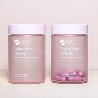 Bouteilles en verre rondes à large ouverture de 60 ml, 100 ml, 150 ml, 250 ml, de couleur rose givrée, pour les soins de santé, les cosmétiques, les capsules de compléments alimentaires, les pilules de vitamines
